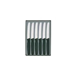 Coffret 6 Couteaux De Table Manche Noir