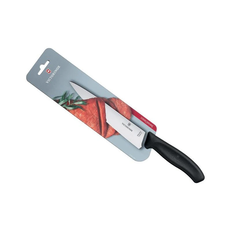 Couteau à Découper 19 Cm - Manche Noir 1 Couteau à Découper 19 Cm - Manche Noir