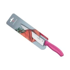 Couteau à Découper 19 Cm - Manche Rose