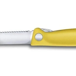 Couteau Office Pliant Victorinox SwissClassic Jaune Lame à Dents -Polyvalent Couteaux Magasin couteau office pliant victorinox swissclassic jaune lame a dents 2