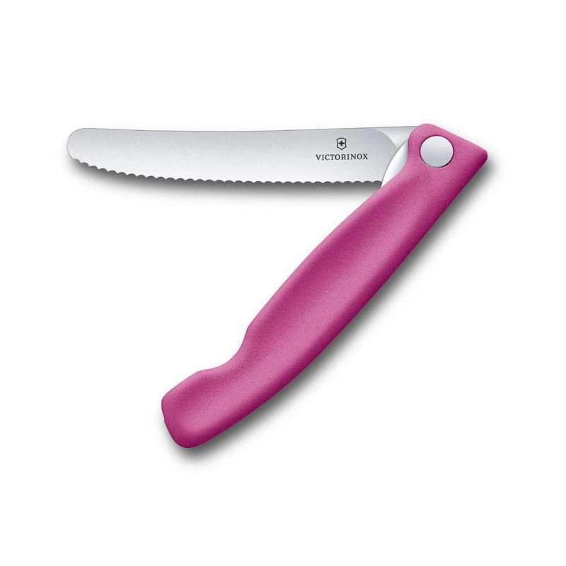 Couteau Office Pliant Victorinox SwissClassic Rose Lame à Dents 2 Couteau Office Pliant Victorinox SwissClassic Rose Lame à Dents – Image 2