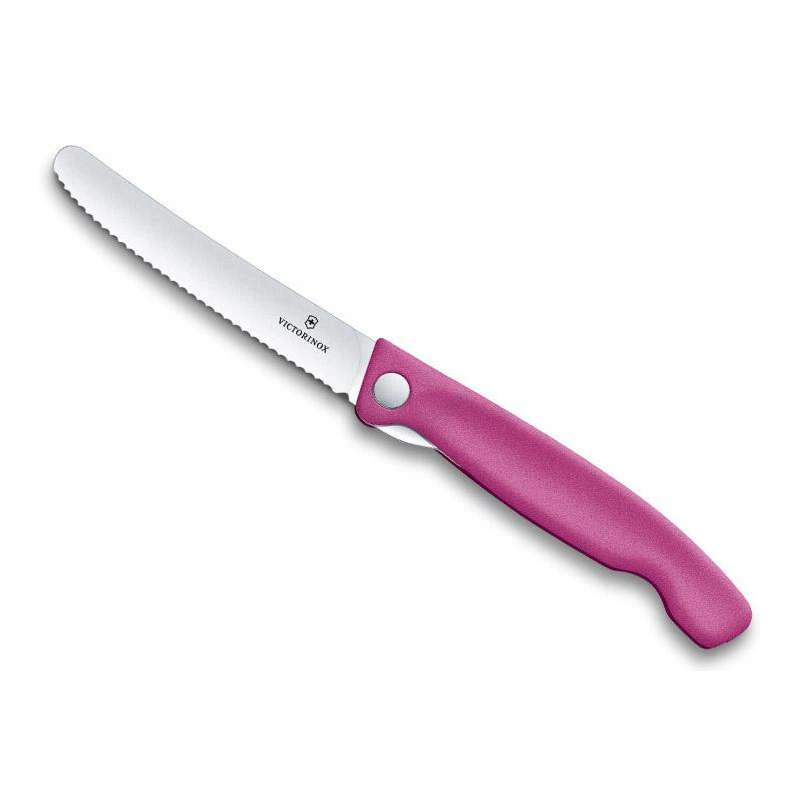 Couteau Office Pliant Victorinox SwissClassic Rose Lame à Dents 1 Couteau Office Pliant Victorinox SwissClassic Rose Lame à Dents