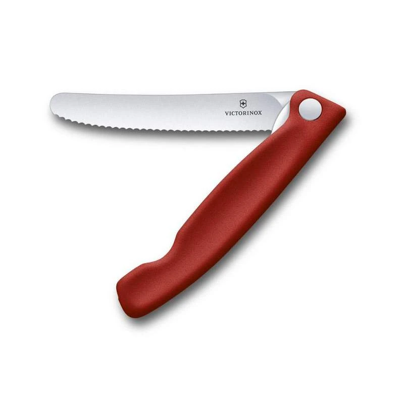 Couteau Office Pliant Victorinox SwissClassic Rouge Lame à Dents 2 Couteau Office Pliant Victorinox SwissClassic Rouge Lame à Dents – Image 2