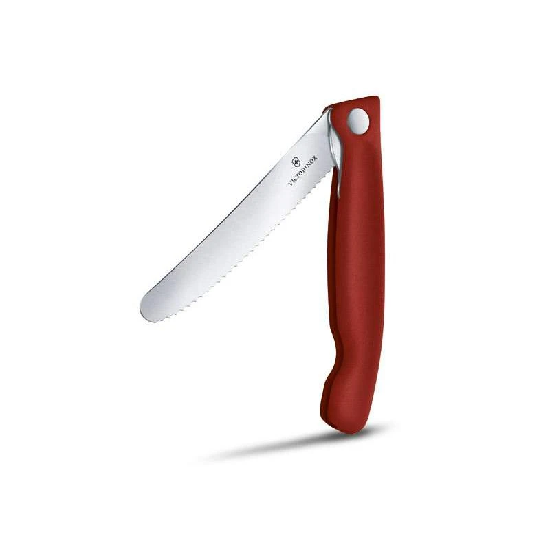 Couteau Office Pliant Victorinox SwissClassic Rouge Lame à Dents 3 Couteau Office Pliant Victorinox SwissClassic Rouge Lame à Dents – Image 3