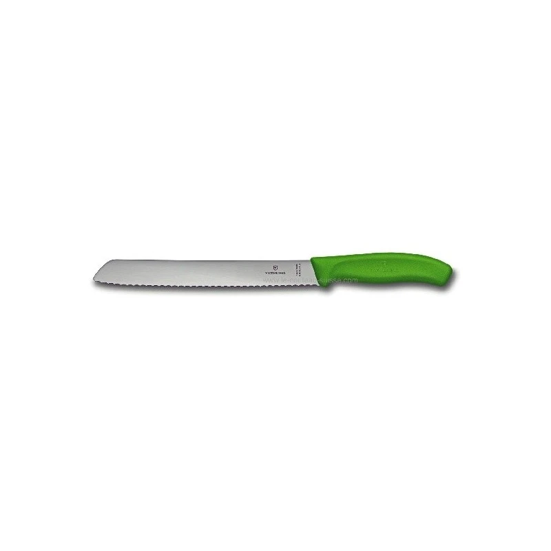 Couteau Pain SwissClassic Victorinox Manche Fibrox Vert 1 Couteau Pain SwissClassic Victorinox Manche Fibrox Vert