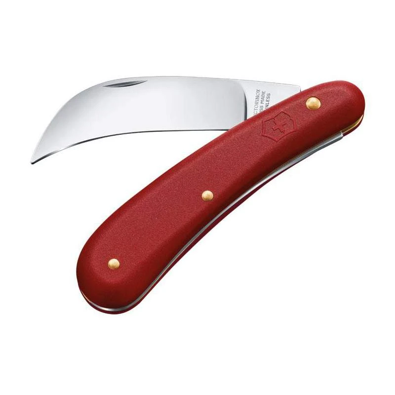 Couteau Serpette Victorinox 11cm Rouge Lame Large 1 Couteau Serpette Victorinox 11cm Rouge Lame Large