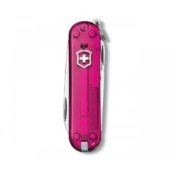 Couteau Suisse CLASSIC Rose Translucide -Polyvalent Couteaux Magasin couteau suisse classic rose translucide 2