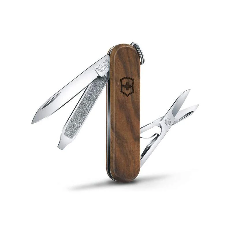 Couteau Suisse Classic Victorinox Noyer 2 Couteau Suisse Classic Victorinox Noyer – Image 2