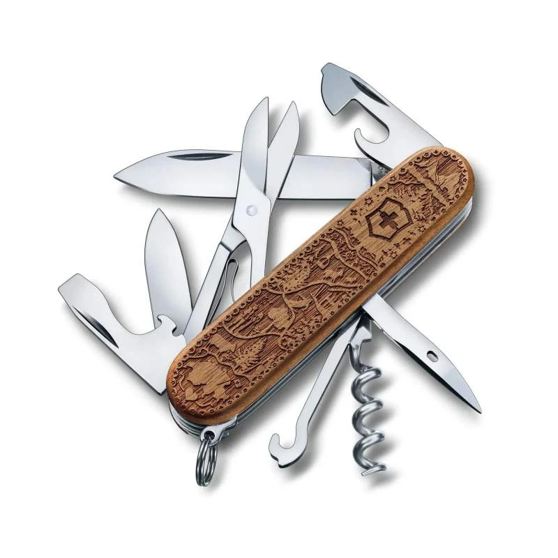 Couteau Suisse Climber Wood Swiss Spirit Ed. Lim. 2021 1 Couteau Suisse Climber Wood Swiss Spirit Ed. Lim. 2021
