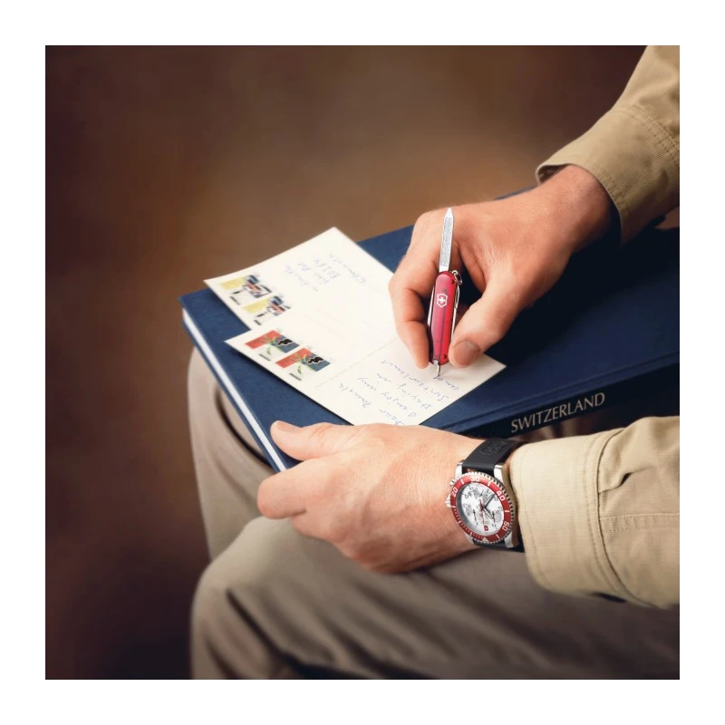 Couteau Suisse SIGNATURE Rouge Translucide 3 Couteau Suisse SIGNATURE Rouge Translucide – Image 3