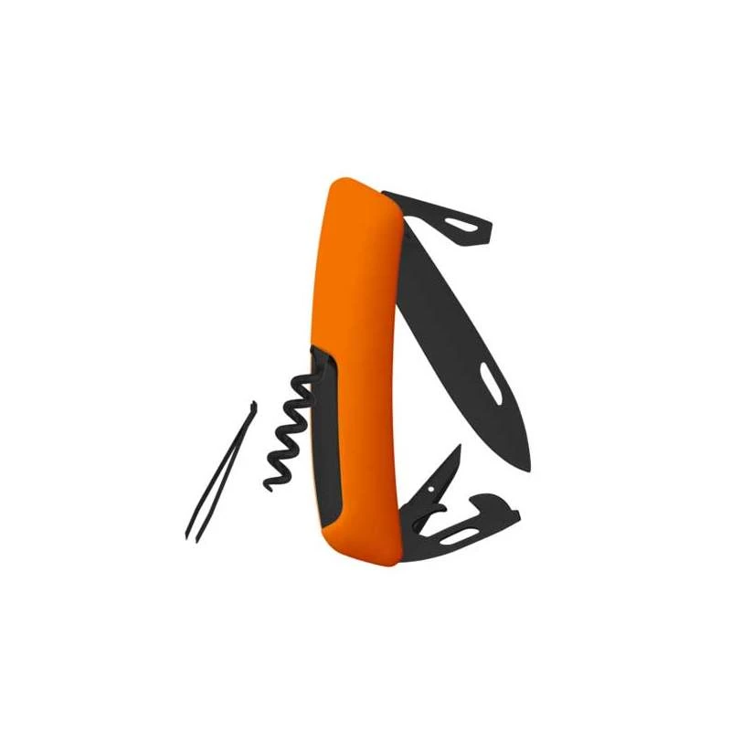 Couteau Suisse Swiza D03 ALLBLACK Orange 2 Couteau Suisse Swiza D03 ALLBLACK Orange – Image 2