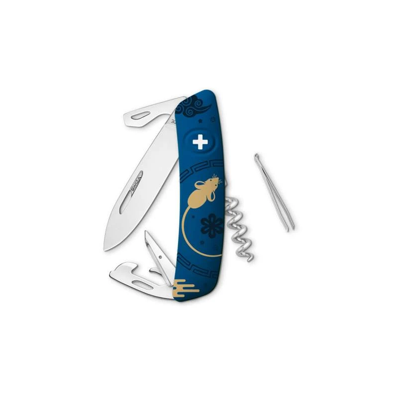 Couteau Suisse Swiza D03 Bleu Nouvel An Chinois 2020 1 Couteau Suisse Swiza D03 Bleu Nouvel An Chinois 2020