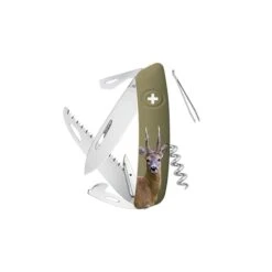 Couteau Suisse Swiza D05 Olive Impression Chevreuil