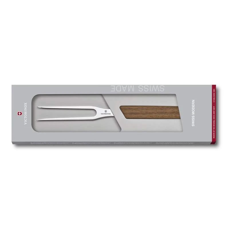 Fourchette à Découper Victorinox Swiss Modern 15cm Noyer 2 Fourchette à Découper Victorinox Swiss Modern 15cm Noyer – Image 2