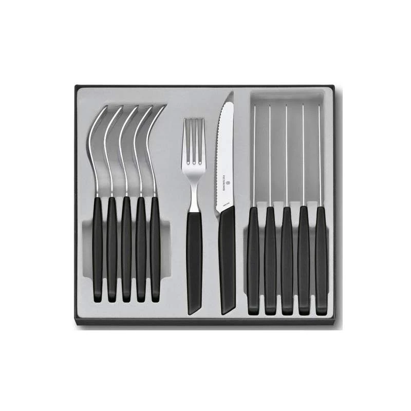 Ménagère 12 Pièces Victorinox Swiss Modern Table Noir 1 Ménagère 12 Pièces Victorinox Swiss Modern Table Noir